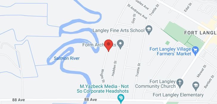map of 9034 WRIGHT STREET